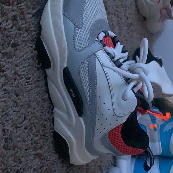 Red,white,silver authenticated Dior shoes - Picture 3 of 5